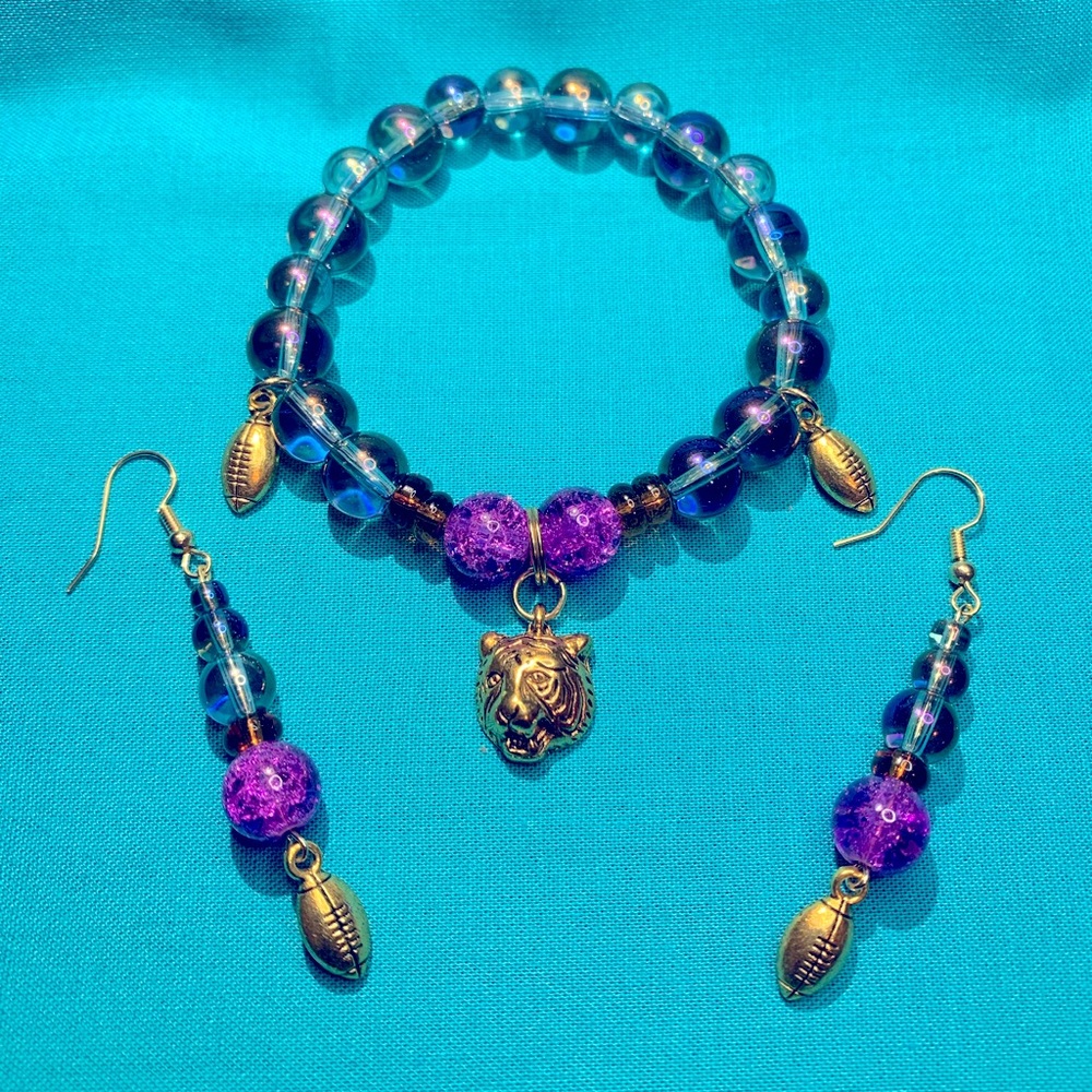 Bracelet and Earrings